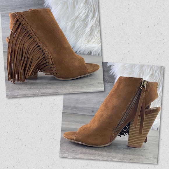 Coconuts by Matisse Shoes Coconut By Matisse Suede Opentoe Booties